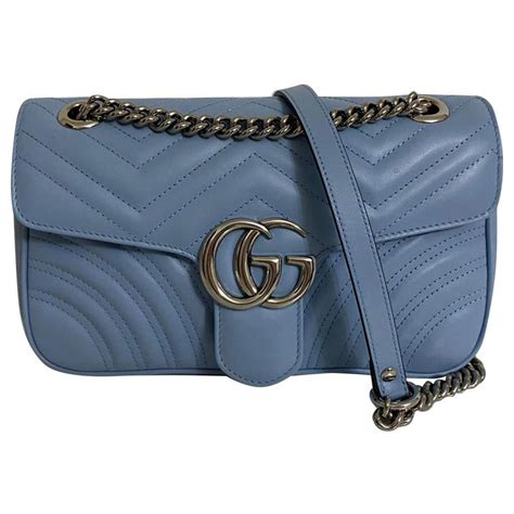 light blue gucci rounded bag|gucci marmont bag blue.